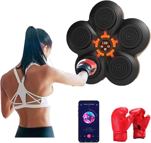 Máquina de Boxeo de Música Inteligente, Equipo de Boxeo electrónico Bluetooth en la Pared