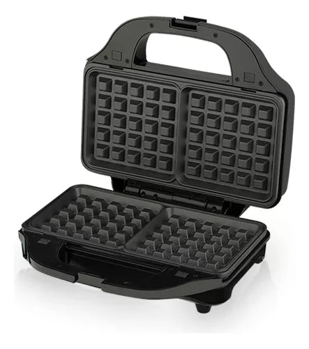 Tostador De Pan Waflera Sandwichera 3 En 1 R.579 1200w