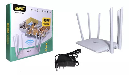 Router Wan Repetidor Inalámbrico 300mbps 6 Antenas My-7253