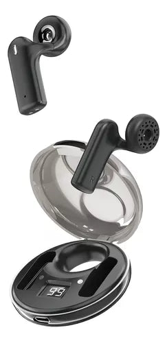 Auriculares In-ear Tws Inalámbricos Versión 5.3 Vidvie Bt872 Color Negro