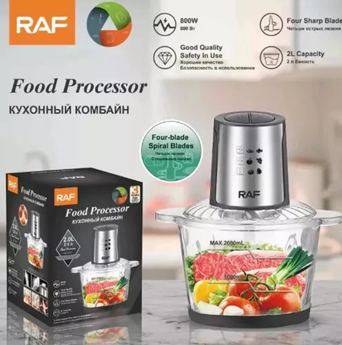 Procesadora De Alimentos Raf R.7005 2l Negro 800w