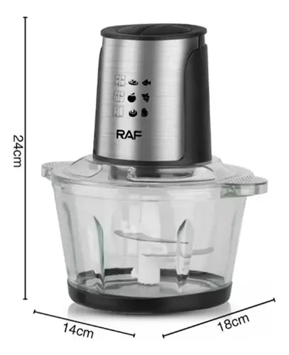 Procesadora De Alimentos Raf R.7005 2l Negro 800w