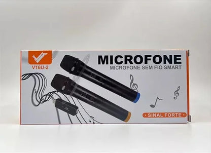 Microfonos dupla Inalambricos + Recargables